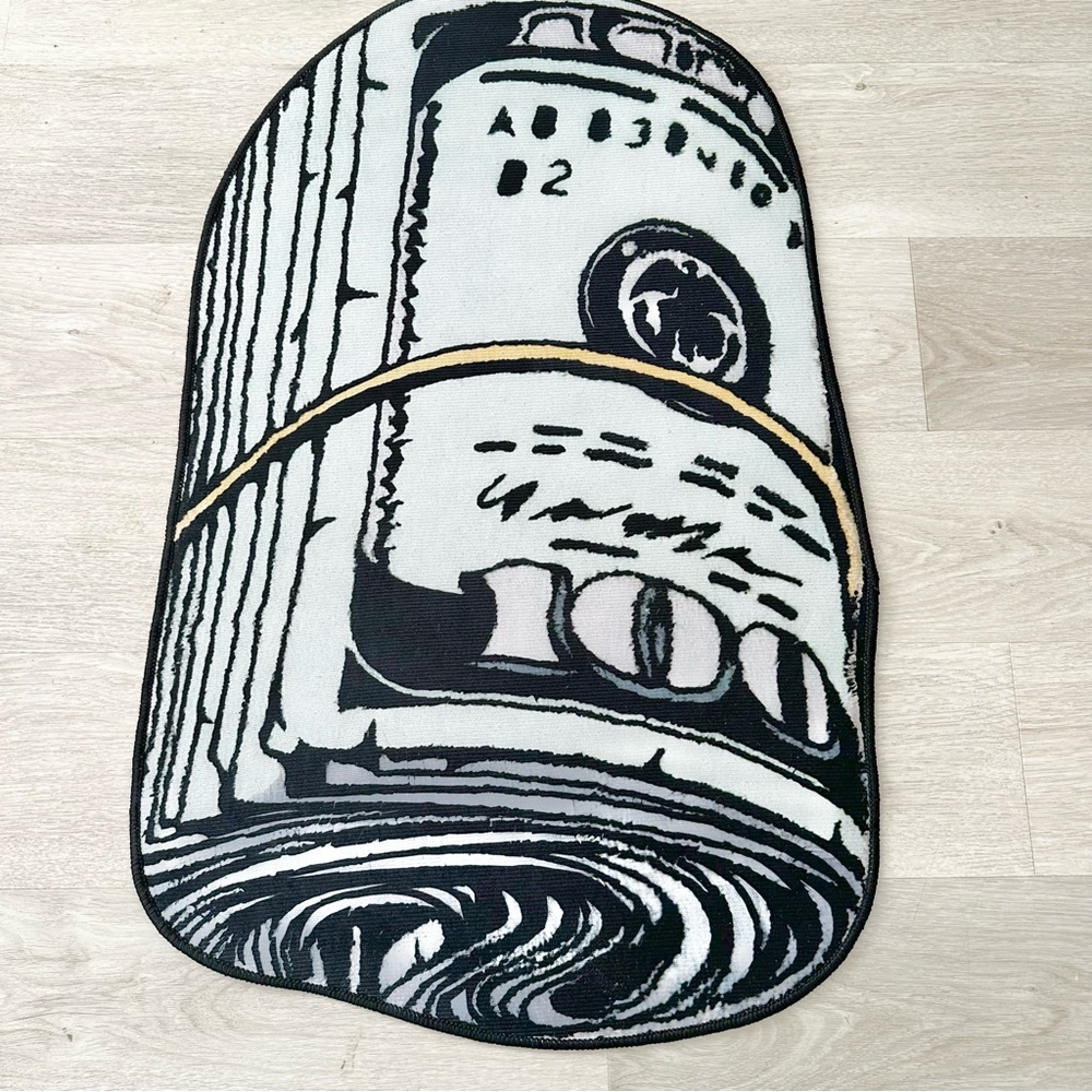 100 Cash Money Roll Rug NWoT